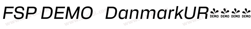 FSP DEMO   DanmarkUR字体转换